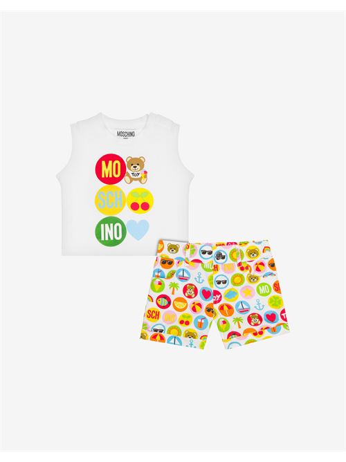 POLO+SHORTS MOSCHINO BABY | MUG00X LLB26/86802